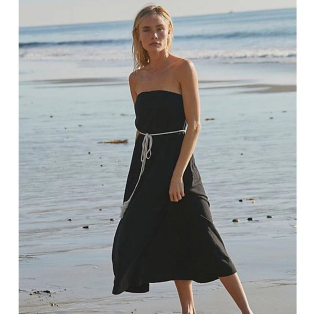 NEW FREE PEOPLE PEYTON STRAPLESS DRESS, MEDIUM